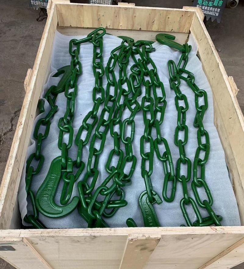 G80 13mm Alloy Link Cargo Lashing Chain with Hook