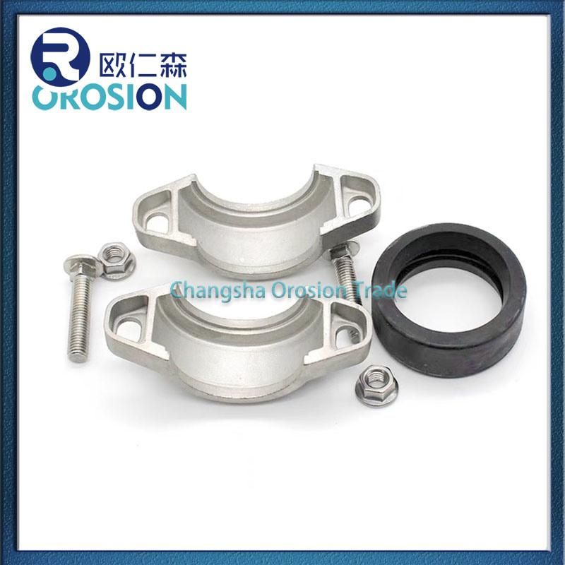 Stainless Steel Grooved Coupling Clamp for Pipe Joining