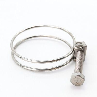 Stainless Steel Double Wire Type Hose Clamps with Handle