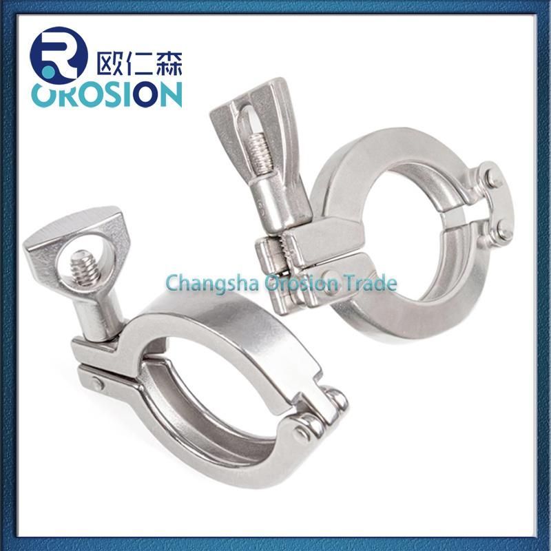 Sanitory Stainless Steel Clamp SS304/316 Double Pin