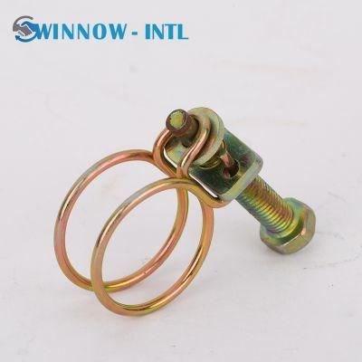 Adjustable Double Wire Quick Release Fixing Hose Clamp