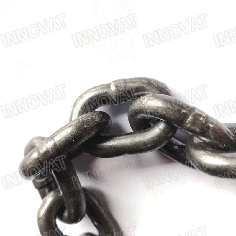 Galvanized Welded DIN5685A Short Steel Link Chain No Burr Round Link Chain