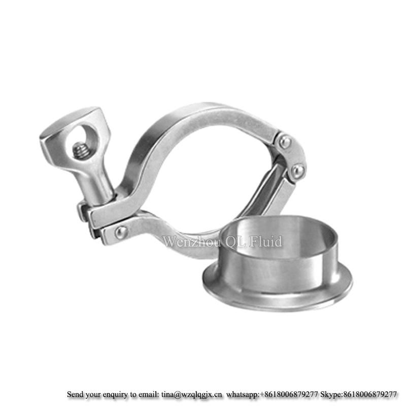 3A DIN SS304/ 316L Stainless Steel Sanitary Tri Clamp Pipe Fitting