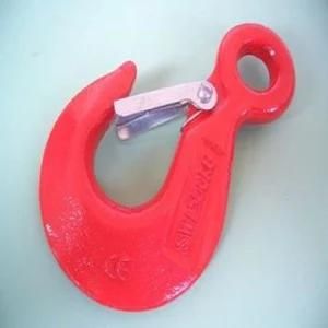 Red Painted DIN 689 Metal Eye Hook