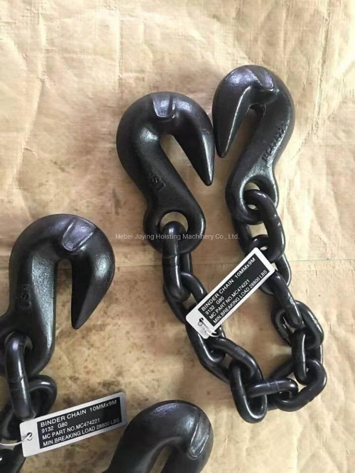 Factory Direct Sale G80 Load Chain with Eye Grab Hook