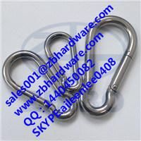 High Quality Stainless Steel Carabiner Spring Snap Hook