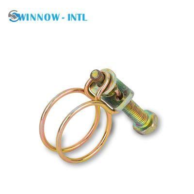 Stainless Steel Carbon Steel Double Wire Hose Clamp