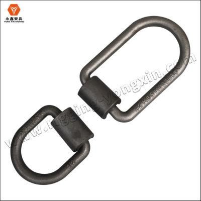 Factor Direct Sale D Ring with Strap Type a 1/2&quot; Wll 11000lbs Customized Forged Lashing D Ring