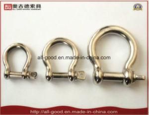 Stainless Steel Rigging Hardware European Type Bow Shackle