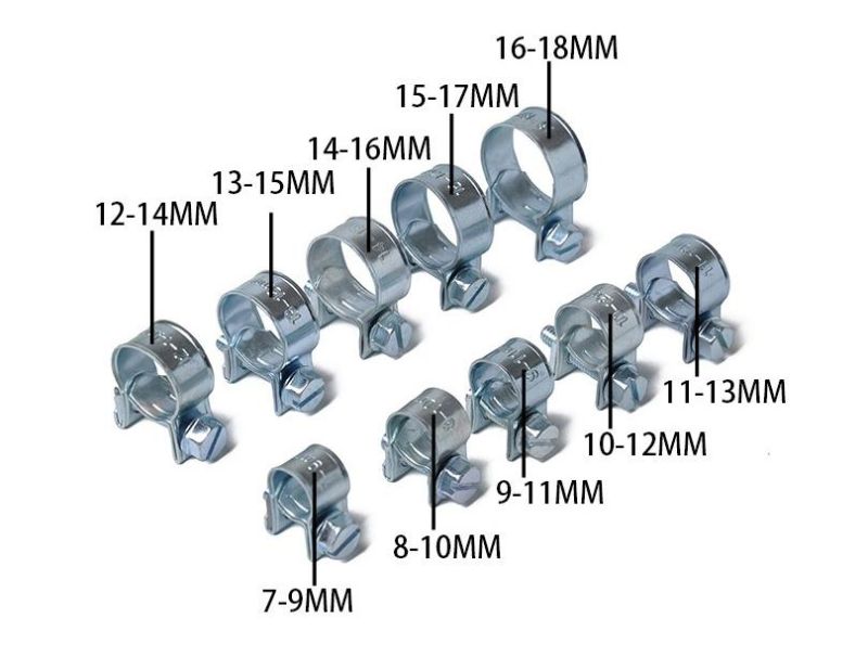 Mini Hose Clamp Throat Hoop for Diesel Petrol Pipe