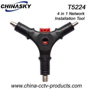 4 in 1 Installation Coaxial Cable Stripper for Rg59/6 (T5224)