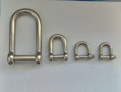 AISI304/316 Sunk Pin Dee Shackle with High Quality and Fashion