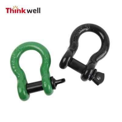 Forged Steel Us Type G209 Red Screw Pin Anchor Shackle