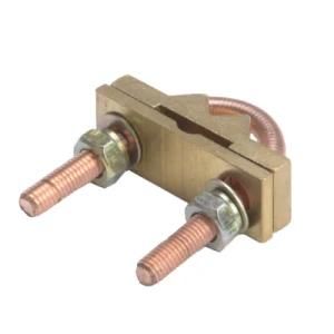 Brass Grounding Connector U Bolt Wire Clamp