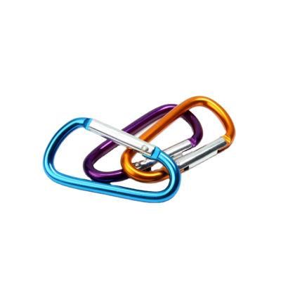 Mini Bag Locking Swivel Climbing Snap Hook Carabiner Clips Custom Logo Shaped Small Keychain Aluminum Carabiner