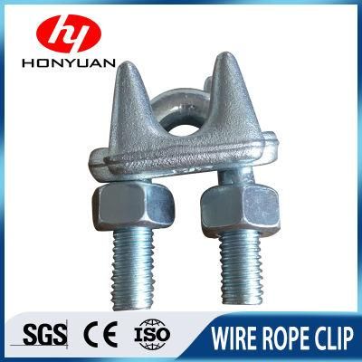 Electro Galvanized DIN741 Malleable Wire Rope Clip