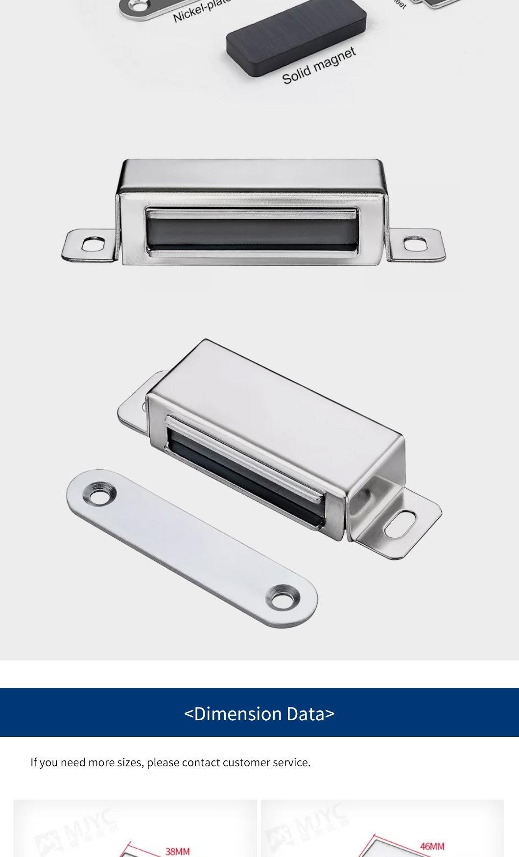 Cabinet Sliding Door Magnetic Suction