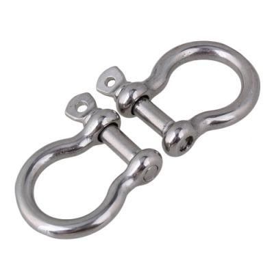 High Quality Galvanized Hardware Steels Material Rigging Collar Pin D-Shape G2150 DIN82101 Shackle