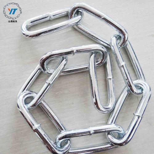 Hardware Galvanzied Welded DIN763 Steel Long Link Chain