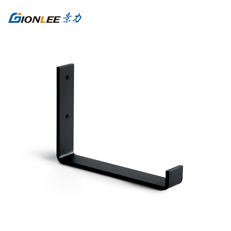 Black Metal Right Angle Wall Brace Shelf Brackets Supports