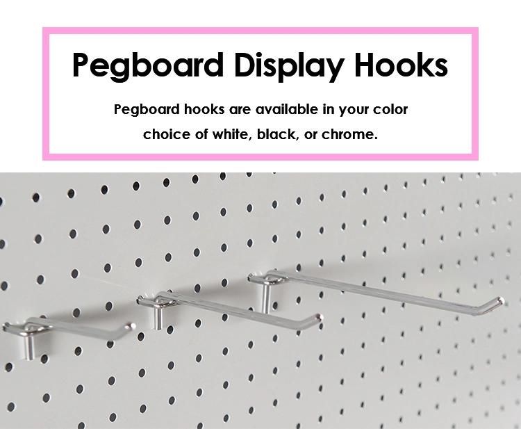 Metal Hook for Pegboard Shelf