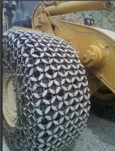 Tire Chains for Caterpillar Loader