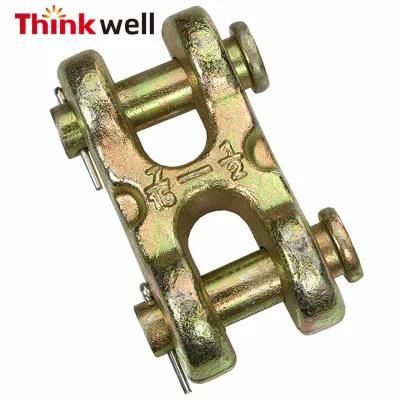 Forged Carbon Steel Double Twin Clevis Link for Chain