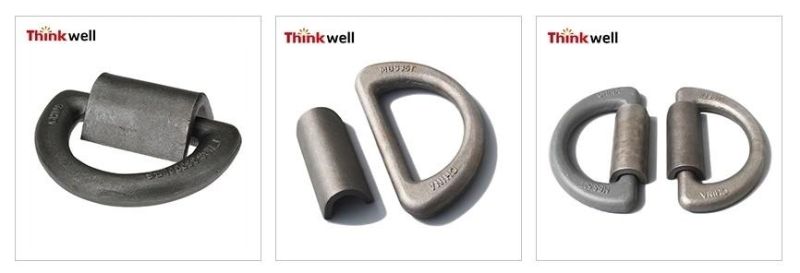 Heavy Duty 50 Ton Marine D Ring with Clamp