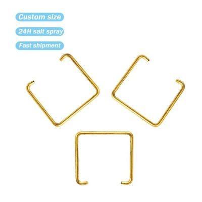 OEM Factory High Quality Customized Brass Form Wire Clips Wire Forming Spring for Industry