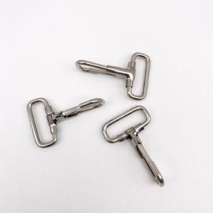 Stainless Steel 304 Square Head Spring Snap Hook Silver Color