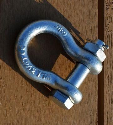 5/8 Inch Hexagon Head Pin Nut Bow Shackles