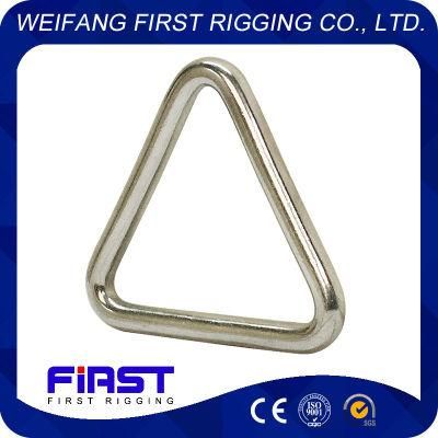 Stainless Steel Welded Triangle Ring with Cross Bar