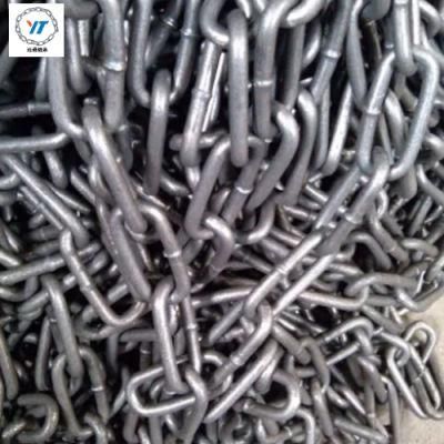 DIN763 Welded Long Link Chain Black Polishing Chain