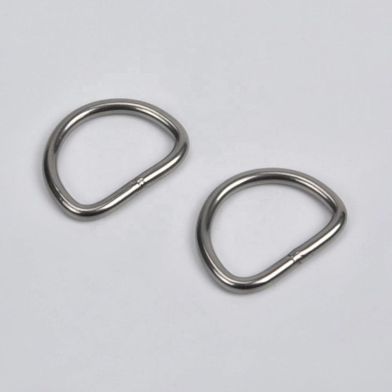 Marine Hardware Polished Stainless Steel AISI304 AISI316 A2 A4 Welded D Ring