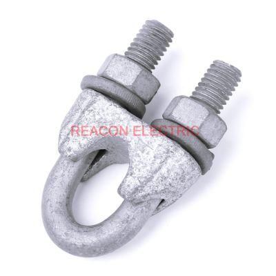 Pole Line Hardware Wire Rop Clips Galvanized Guy Clips