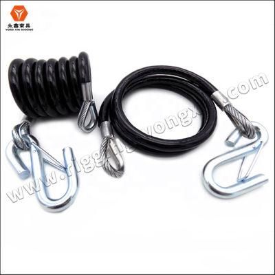 Stainless Steel Wire Rope Sling with High Breaking Force Hook for Lifting