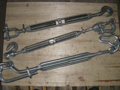 Deck Lashing Turnbuckles Hot Dipped Galv.