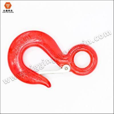 Crane Lifting 320 Carbon Steel Forged Eye Hook with Latch