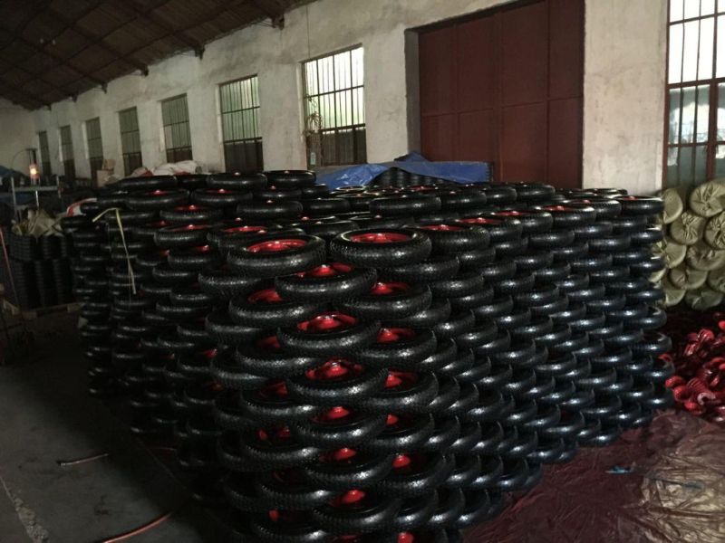 Good Quality High Load Capacity Solid Rubber Wheel (385X85mm)