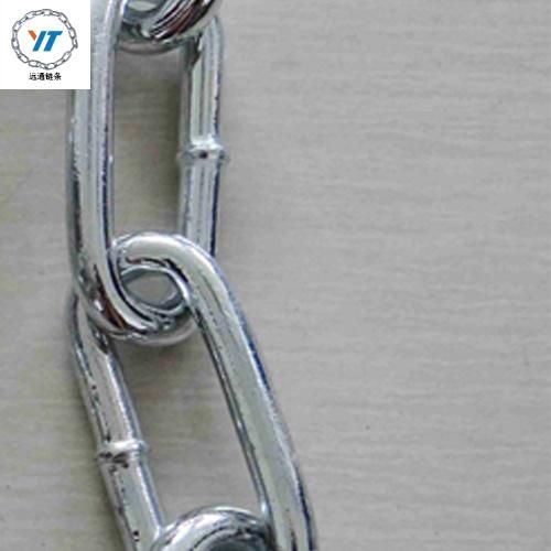 Welded Zinc Plated DIN5685c Long Link Chain