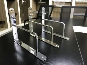 Stainless Steel Rondo-Line Shelf Bracket Wall Mount Triangle Bracket