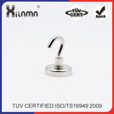 Permanent Neodymium Pot Magnet Strong Magnetic Hook with Countersink
