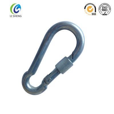 Rigging Carbon Steel Snap Hook DIN5299d Spring Hook Carabiner Hook