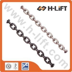 G80 Welded Steel Chain, Galvanized or Black Finished