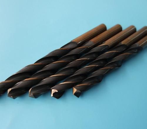 HSS Twist Drill Bit Fully Ground with Black & Amber Finish