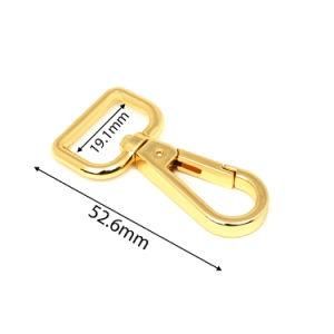 Hot Sale Metal Swivel Snap Hook for Leash Collar Bag Zinc Alloy Keychain Snap Hook (HS6090)