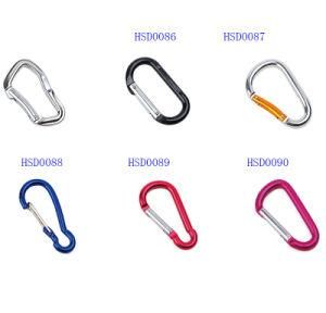 Quick Release Aluminum Hook for Keychain Carabiner Camping Spring Snap Clip Promotion