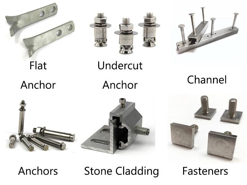 Aluminum Alloy Brackets of Cladding System with Different Styles