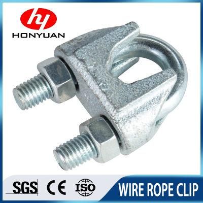 Factory DIN 741 Galv Malleable Iron Wire Rope Clips