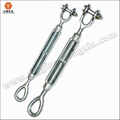 U. S. Type HDG Turnbuckle Jaw-Eye Open Body Turnbuckle M28 Hot DIP Galvanized Turnbuckle